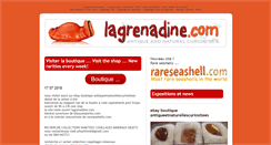 Desktop Screenshot of lagrenadine.com